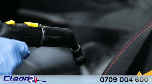 Vehicle interior detailing service in Nairobi — car seats, carpets, and dashboard cleaned